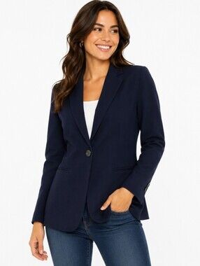 Banana Republic Navy Single-Button Blazer ( Size:4)